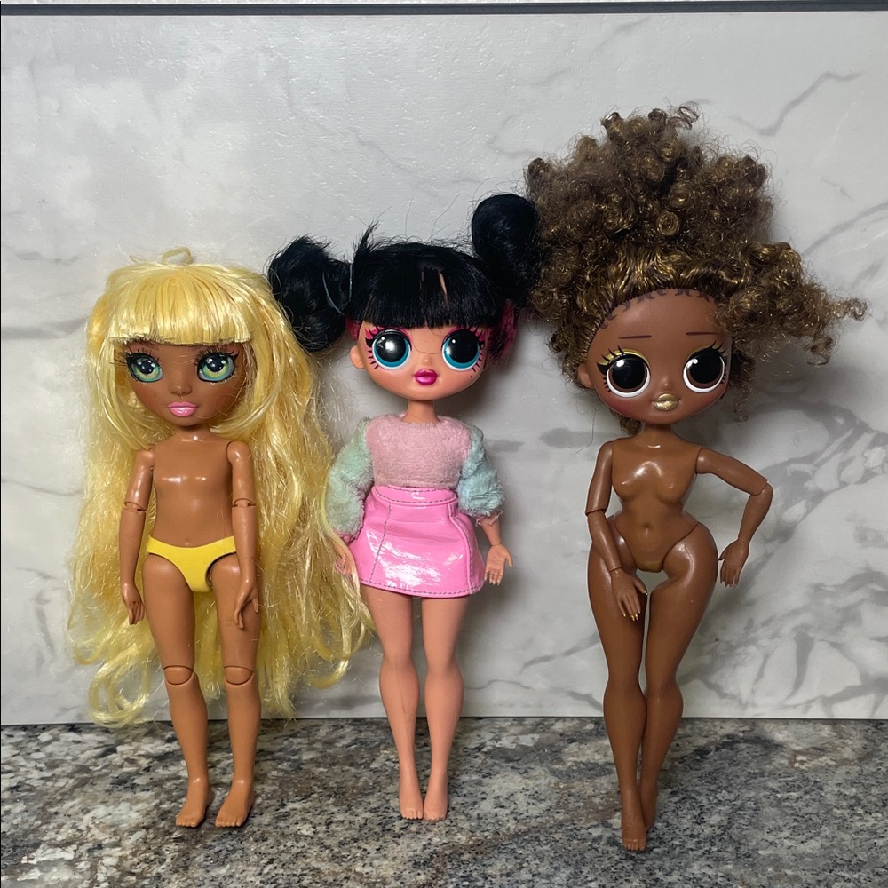 Lot Of 3 LOL Surprise OMG Dolls